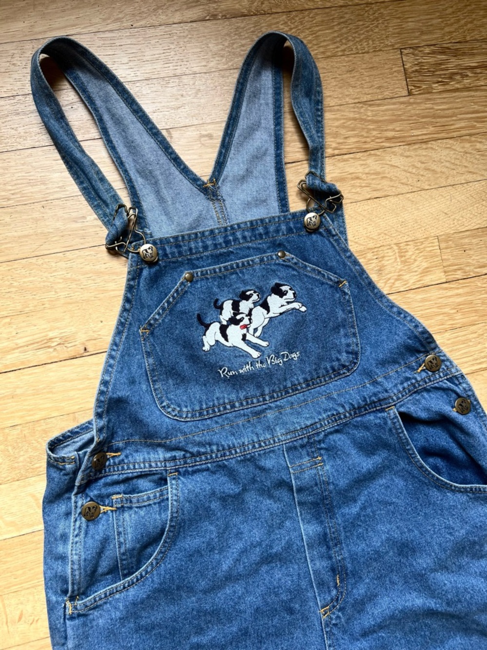 Rare vintage 90s big dog overalls XS/S or youth L/xl